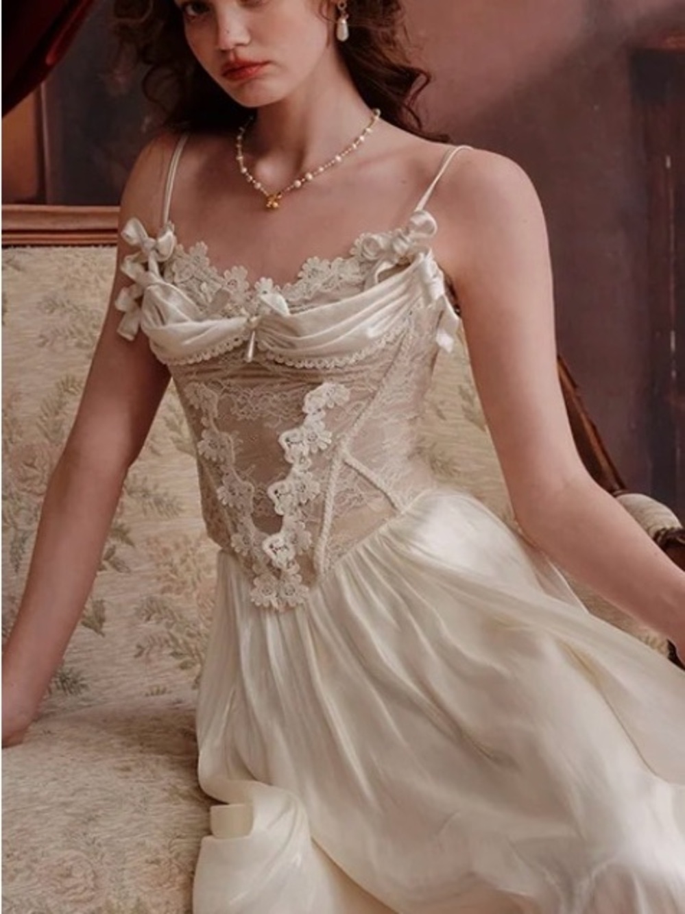 Lacemade Satin Bridal Corset (new) - Picture 2 of 4